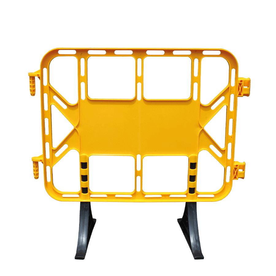 Plastic barrier 1 metre yellow